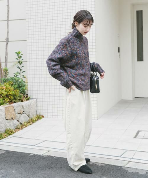 URBAN RESEARCH ITEMS / アーバンリサーチ アイテムズ ニット・セーター | ハイネックカラーネップニット | 詳細8
