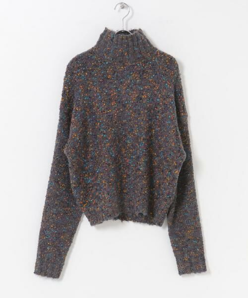URBAN RESEARCH ITEMS / アーバンリサーチ アイテムズ ニット・セーター | ハイネックカラーネップニット | 詳細9