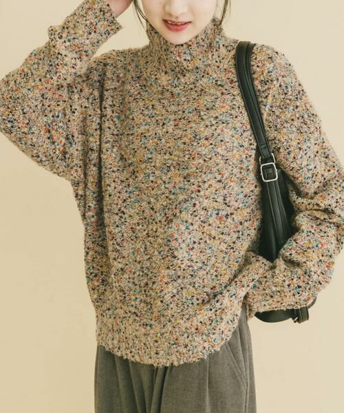 URBAN RESEARCH ITEMS / アーバンリサーチ アイテムズ ニット・セーター | ハイネックカラーネップニット | 詳細11