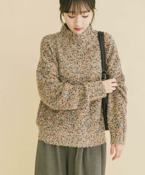 URBAN RESEARCH ITEMS / アーバンリサーチ アイテムズ ニット・セーター | ハイネックカラーネップニット | 詳細12