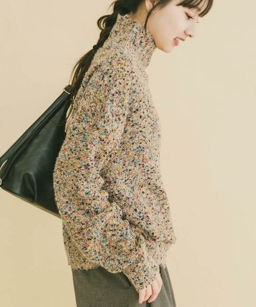 URBAN RESEARCH ITEMS / アーバンリサーチ アイテムズ ニット・セーター | ハイネックカラーネップニット | 詳細14