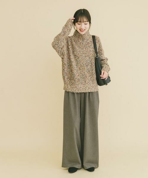 URBAN RESEARCH ITEMS / アーバンリサーチ アイテムズ ニット・セーター | ハイネックカラーネップニット | 詳細15