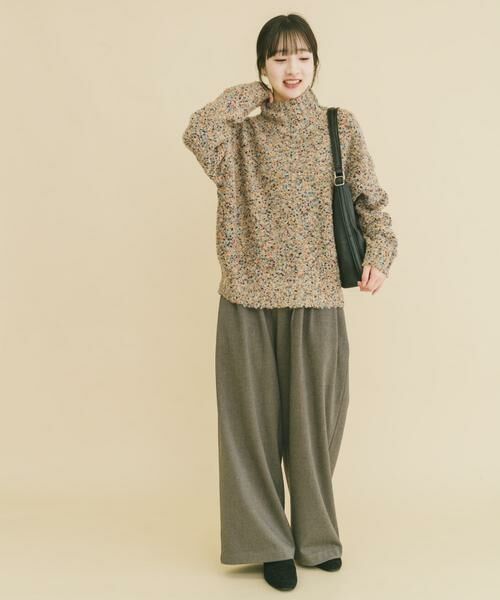 URBAN RESEARCH ITEMS / アーバンリサーチ アイテムズ ニット・セーター | ハイネックカラーネップニット | 詳細16