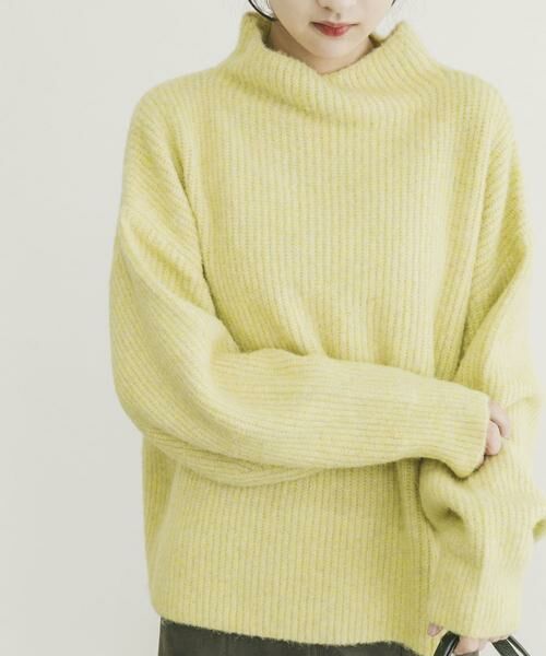 URBAN RESEARCH ITEMS / アーバンリサーチ アイテムズ ニット・セーター | フワフワボトルネックニット | 詳細1