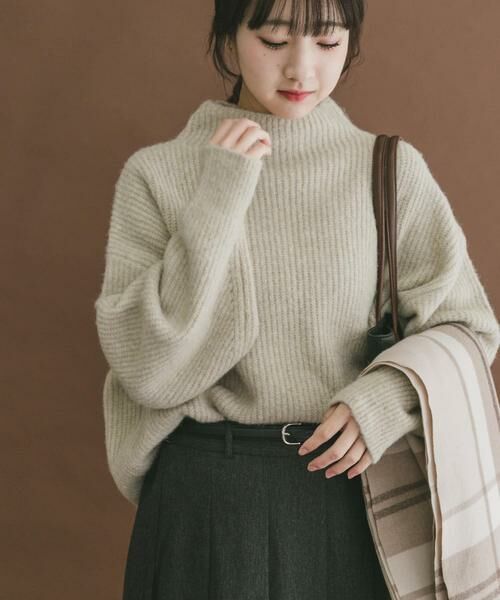 URBAN RESEARCH ITEMS / アーバンリサーチ アイテムズ ニット・セーター | フワフワボトルネックニット | 詳細26