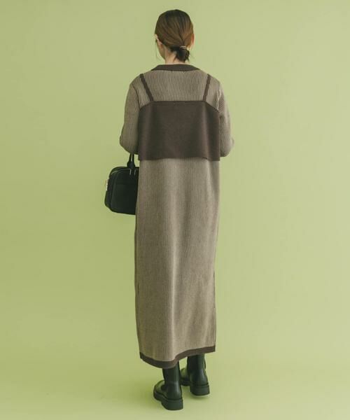 URBAN RESEARCH ITEMS / アーバンリサーチ アイテムズ ワンピース | ビスチェニットワンピース | 詳細16