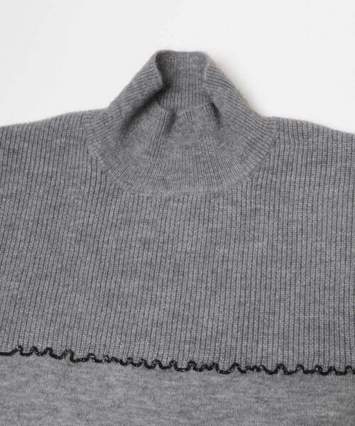 URBAN RESEARCH ITEMS / アーバンリサーチ アイテムズ ワンピース | ハイネックステッチニットワンピース | 詳細15