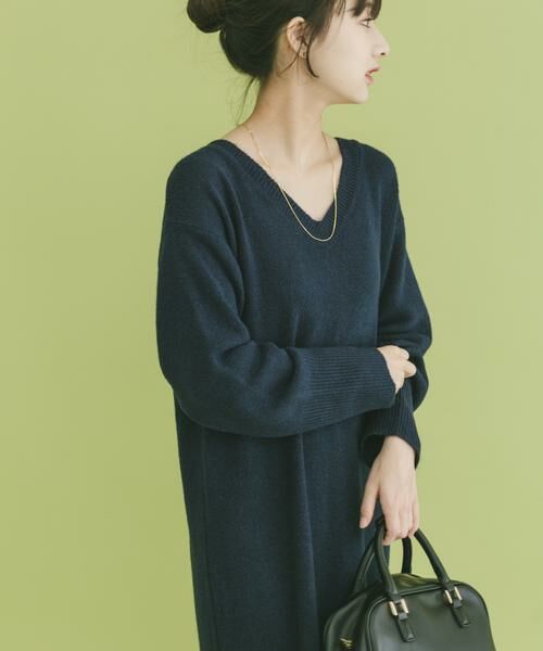 URBAN RESEARCH ITEMS / アーバンリサーチ アイテムズ ワンピース | ハーフジップニットセットワンピース | 詳細4