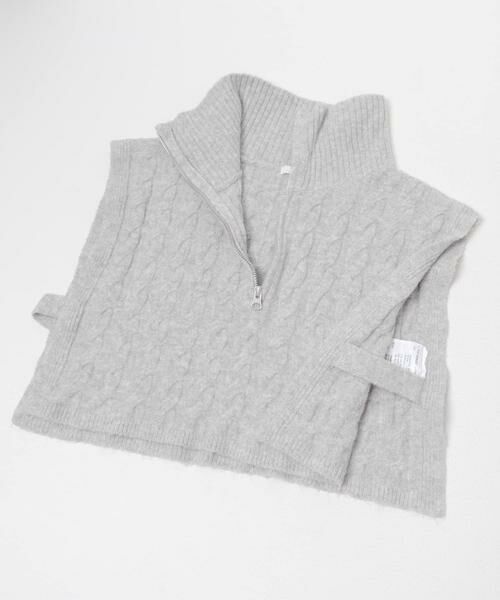 URBAN RESEARCH ITEMS / アーバンリサーチ アイテムズ ワンピース | ハーフジップニットセットワンピース | 詳細17