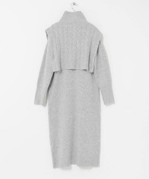 URBAN RESEARCH ITEMS / アーバンリサーチ アイテムズ ワンピース | ハーフジップニットセットワンピース | 詳細18