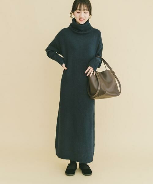 URBAN RESEARCH ITEMS / アーバンリサーチ アイテムズ ワンピース | タートルネックニットワンピース | 詳細12