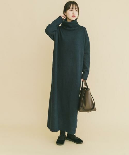URBAN RESEARCH ITEMS / アーバンリサーチ アイテムズ ワンピース | タートルネックニットワンピース | 詳細14