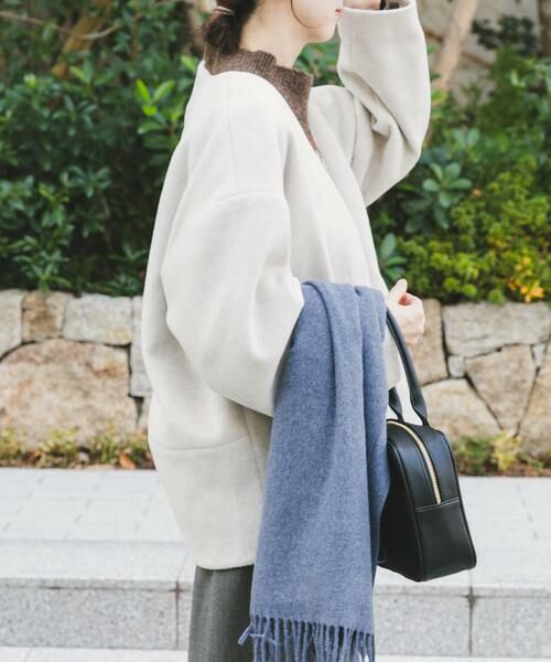 URBAN RESEARCH ITEMS / アーバンリサーチ アイテムズ ノーカラージャケット | ノーカラーコクーンジャケット | 詳細2