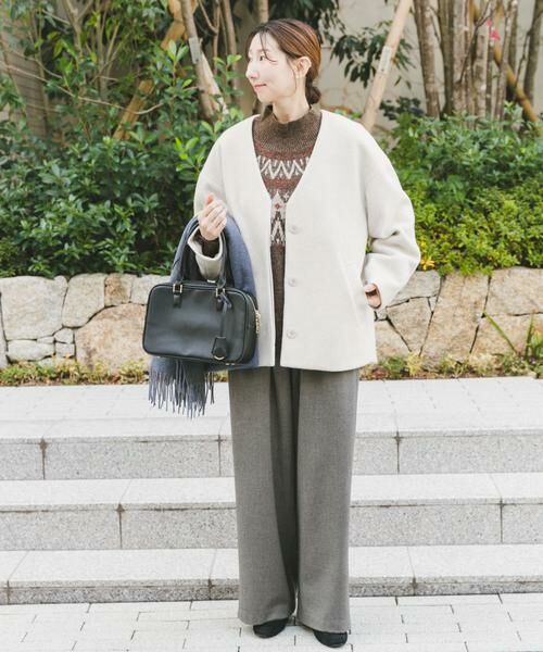 URBAN RESEARCH ITEMS / アーバンリサーチ アイテムズ ノーカラージャケット | ノーカラーコクーンジャケット | 詳細5