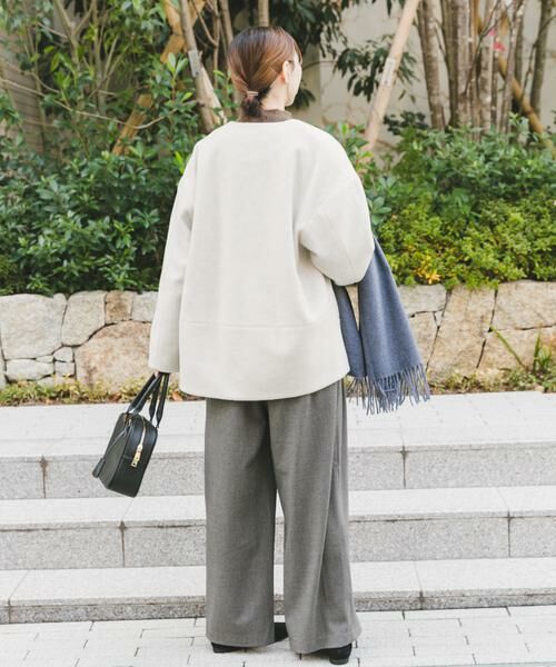 URBAN RESEARCH ITEMS / アーバンリサーチ アイテムズ ノーカラージャケット | ノーカラーコクーンジャケット | 詳細6