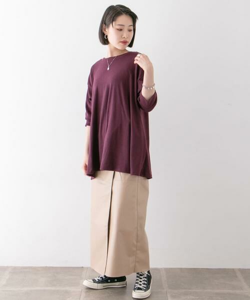 URBAN RESEARCH ITEMS / アーバンリサーチ アイテムズ Tシャツ | バックUフレアカットソー∴ | 詳細4