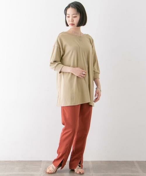 URBAN RESEARCH ITEMS / アーバンリサーチ アイテムズ Tシャツ | バックUフレアカットソー∴ | 詳細12