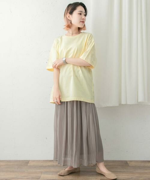 URBAN RESEARCH ITEMS / アーバンリサーチ アイテムズ Tシャツ | UR TECH天竺オーバーサイズTシャツ∴ | 詳細2