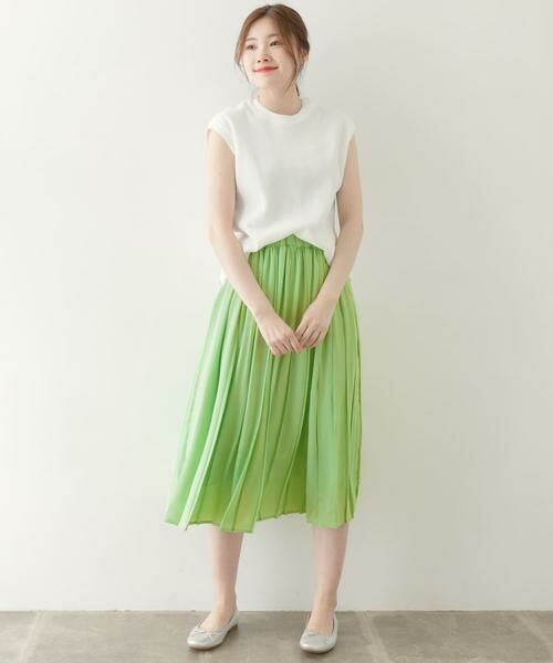 URBAN RESEARCH ITEMS / アーバンリサーチ アイテムズ スカート | カラープリーツスカート∴ | 詳細2