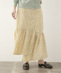 URBAN RESEARCH ITEMS / アーバンリサーチ アイテムズ スカート | 切替ドットロングスカート∴