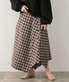 URBAN RESEARCH ITEMS / アーバンリサーチ アイテムズ スカート | キリカエチェックスカート∴