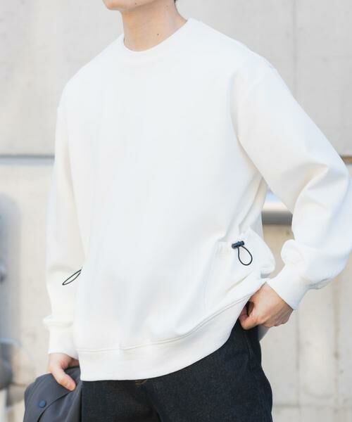 URBAN RESEARCH ITEMS / アーバンリサーチ アイテムズ スウェット | サイドストレージダンボールプルオーバー | 詳細1