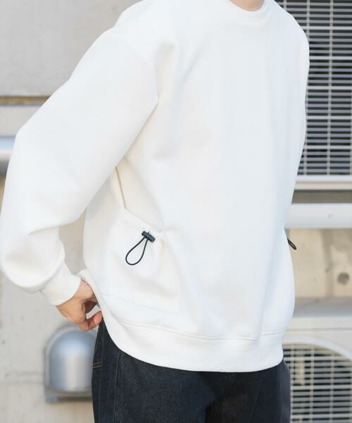 URBAN RESEARCH ITEMS / アーバンリサーチ アイテムズ スウェット | サイドストレージダンボールプルオーバー | 詳細2