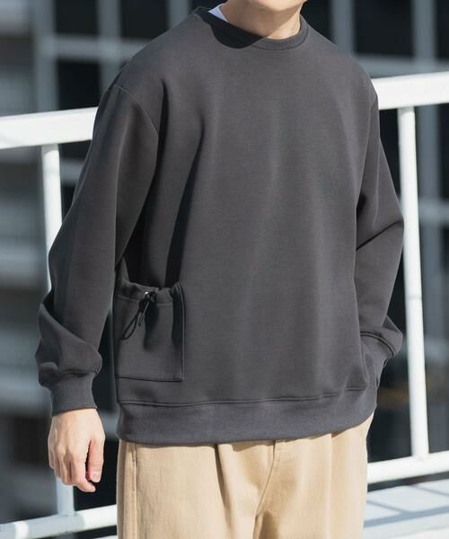 URBAN RESEARCH ITEMS / アーバンリサーチ アイテムズ スウェット | サイドストレージダンボールプルオーバー | 詳細6