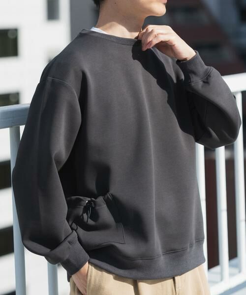 URBAN RESEARCH ITEMS / アーバンリサーチ アイテムズ スウェット | サイドストレージダンボールプルオーバー | 詳細7