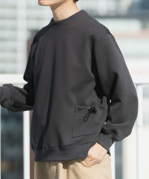 URBAN RESEARCH ITEMS / アーバンリサーチ アイテムズ スウェット | サイドストレージダンボールプルオーバー | 詳細8