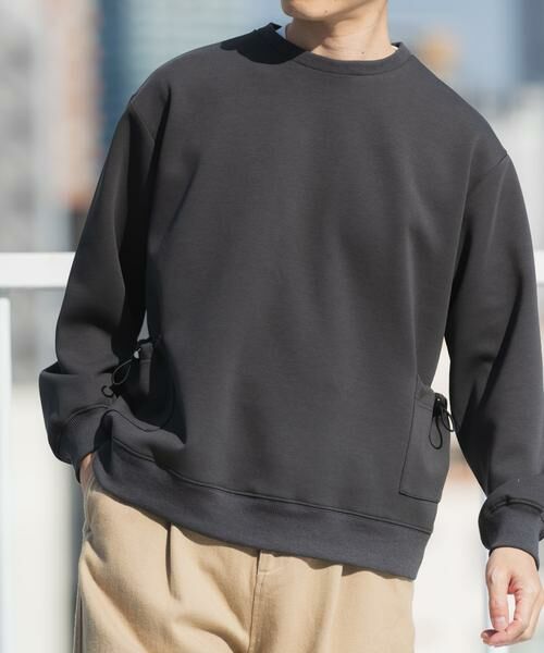 URBAN RESEARCH ITEMS / アーバンリサーチ アイテムズ スウェット | サイドストレージダンボールプルオーバー | 詳細9