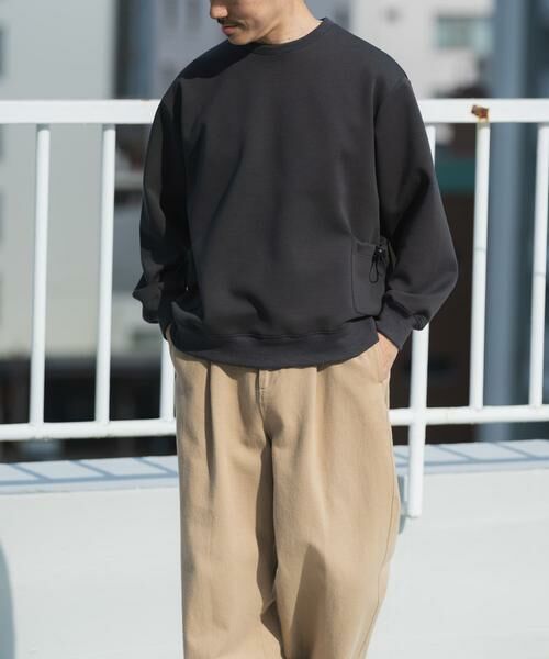 URBAN RESEARCH ITEMS / アーバンリサーチ アイテムズ スウェット | サイドストレージダンボールプルオーバー | 詳細10