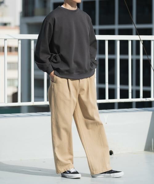 URBAN RESEARCH ITEMS / アーバンリサーチ アイテムズ スウェット | サイドストレージダンボールプルオーバー | 詳細11
