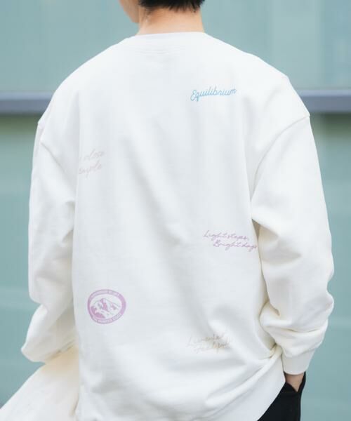 URBAN RESEARCH ITEMS / アーバンリサーチ アイテムズ スウェット | ランダムプリント スウェットプルオーバー | 詳細3