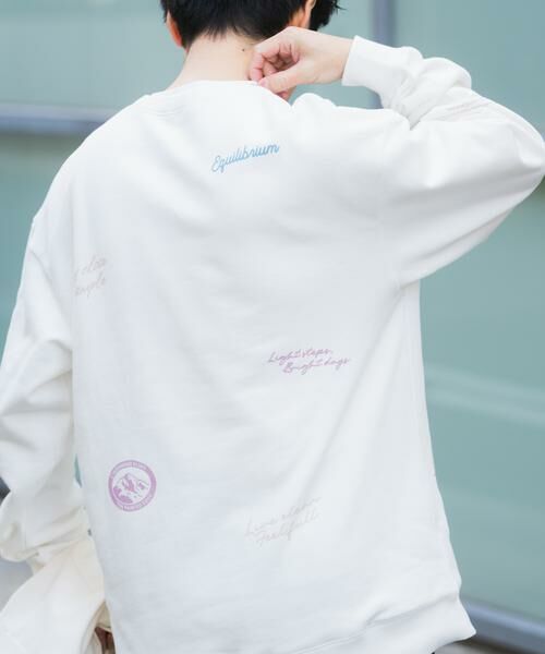 URBAN RESEARCH ITEMS / アーバンリサーチ アイテムズ スウェット | ランダムプリント スウェットプルオーバー | 詳細4