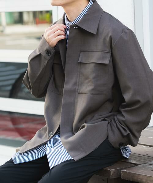URBAN RESEARCH ITEMS / アーバンリサーチ アイテムズ その他アウター | 2way ストレッチ比翼ジャケット | 詳細1