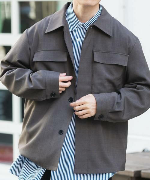 URBAN RESEARCH ITEMS / アーバンリサーチ アイテムズ その他アウター | 2way ストレッチ比翼ジャケット | 詳細3