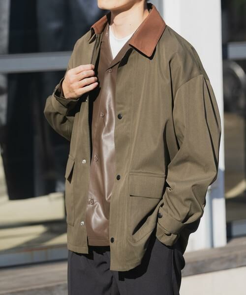 URBAN RESEARCH ITEMS / アーバンリサーチ アイテムズ その他アウター | 襟配色 ハンティングジャケット | 詳細3