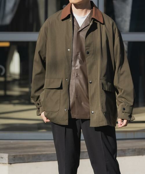 URBAN RESEARCH ITEMS / アーバンリサーチ アイテムズ その他アウター | 襟配色 ハンティングジャケット | 詳細4