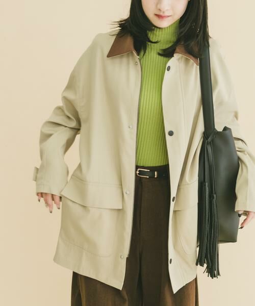 URBAN RESEARCH ITEMS / アーバンリサーチ アイテムズ その他アウター | 襟配色 ハンティングジャケット（ベージュ）