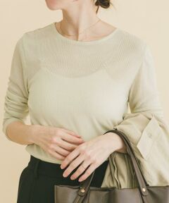 URBAN RESEARCH ITEMS / アーバンリサーチ アイテムズ Tシャツ | シアーリブロングTシャツ