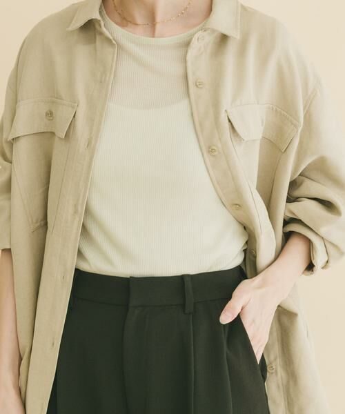 URBAN RESEARCH ITEMS / アーバンリサーチ アイテムズ Tシャツ | シアーリブロングTシャツ | 詳細3