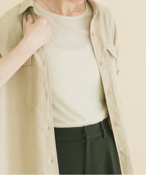 URBAN RESEARCH ITEMS / アーバンリサーチ アイテムズ Tシャツ | シアーリブロングTシャツ | 詳細4