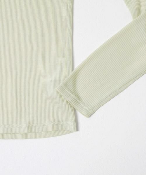 URBAN RESEARCH ITEMS / アーバンリサーチ アイテムズ Tシャツ | シアーリブロングTシャツ | 詳細7