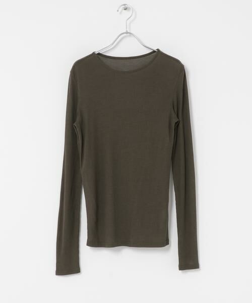 URBAN RESEARCH ITEMS / アーバンリサーチ アイテムズ Tシャツ | シアーリブロングTシャツ | 詳細14
