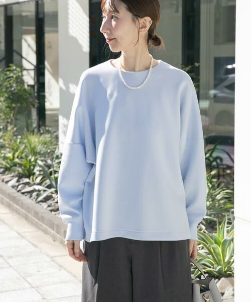 URBAN RESEARCH ITEMS / アーバンリサーチ アイテムズ スウェット | ダンボールバックジッププルオーバー（ライトブルー）