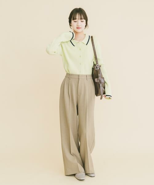 URBAN RESEARCH ITEMS / アーバンリサーチ アイテムズ ニット・セーター | 配色ポロニット | 詳細4