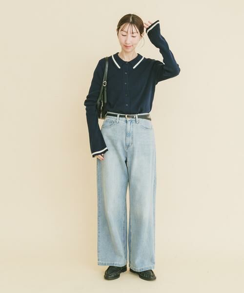 URBAN RESEARCH ITEMS / アーバンリサーチ アイテムズ ニット・セーター | 配色ポロニット | 詳細10