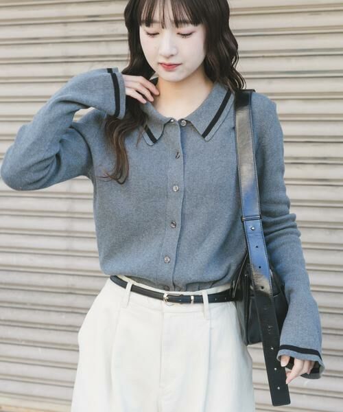 URBAN RESEARCH ITEMS / アーバンリサーチ アイテムズ ニット・セーター | 配色ポロニット | 詳細14