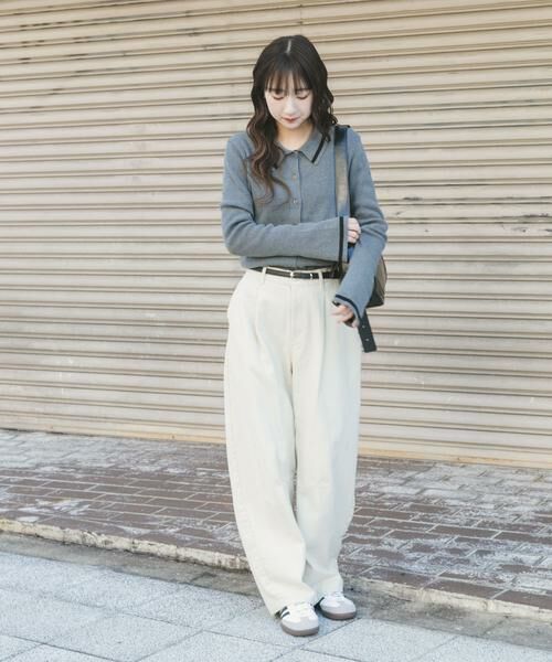 URBAN RESEARCH ITEMS / アーバンリサーチ アイテムズ ニット・セーター | 配色ポロニット | 詳細18